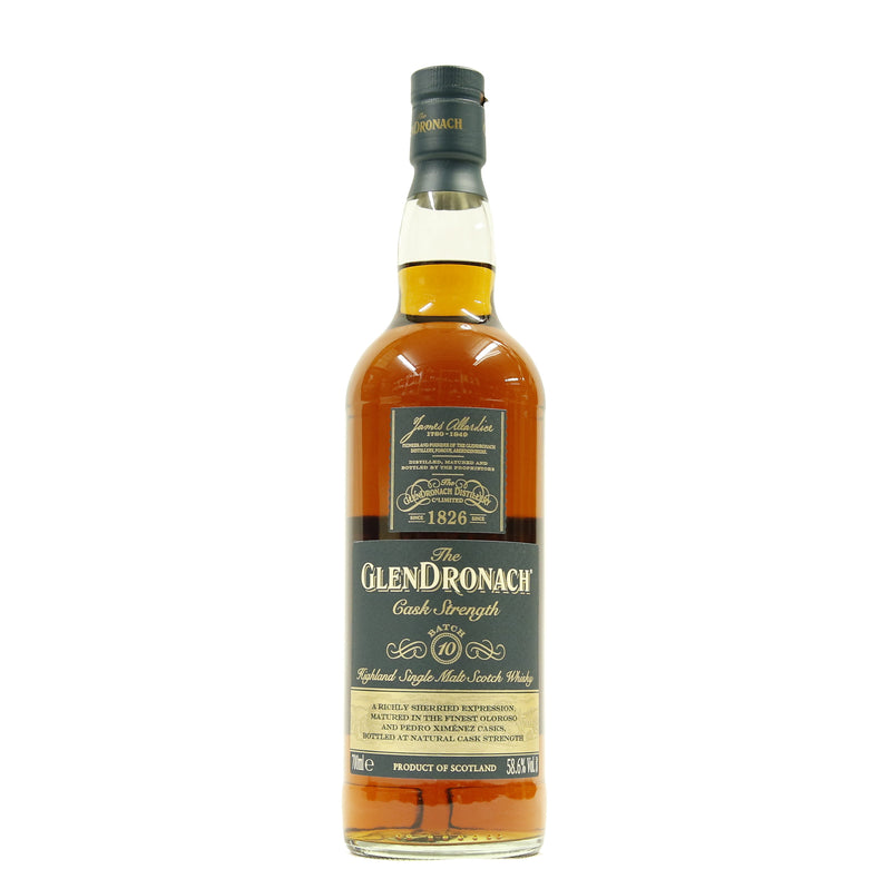 The GlenDronach Cask Strength Batch 10 Highland Single Malt Scotch Whisky