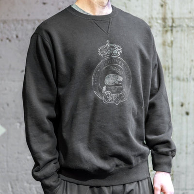 VC Original '1893' Beaver Crest 'Black on Black' Sweatshirt