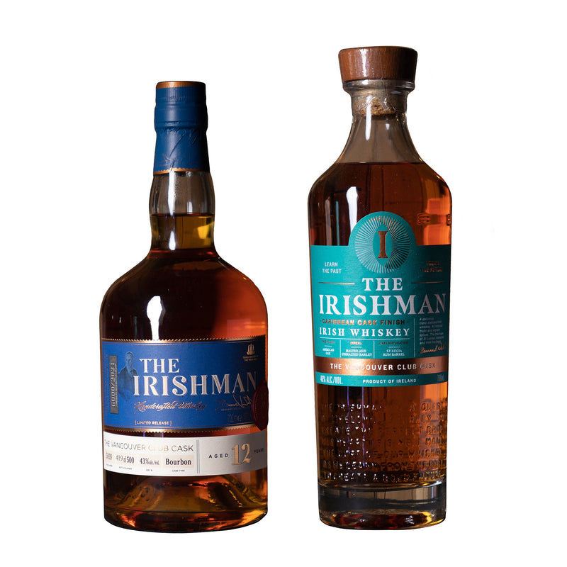 The Irishman Vancouver Club Private Label Whiskey Set